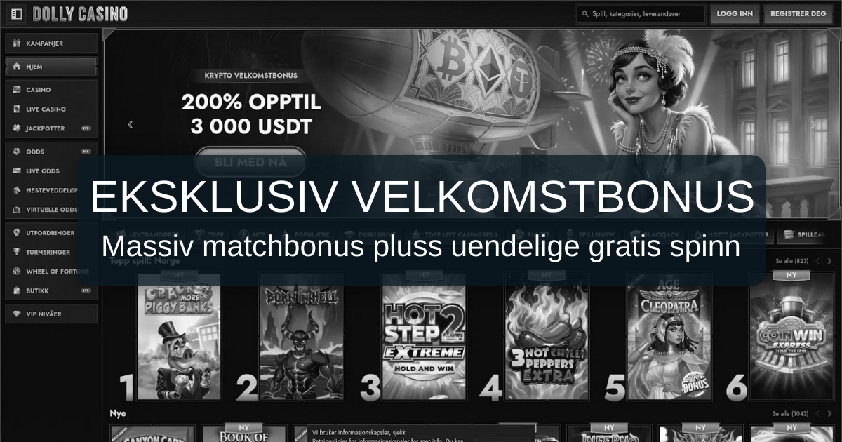 Dolly Casino nettcasino i Norge
